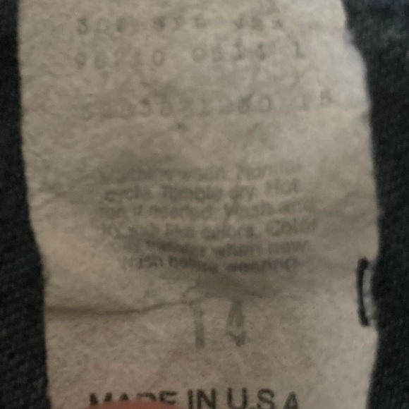 Vintage 1980s Levi's Blue Denim Midi Skirt Size 14 - Picture 7 of 8